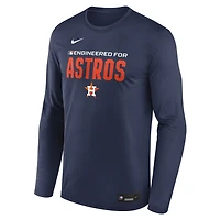 T-shirt à manches longues Nike Legend Dri-FIT Authentic Collection pour homme, bleu marine