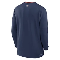 Haut Nike bleu marine Houston Astros Authentic Collection Performance à demi-zip pour homme