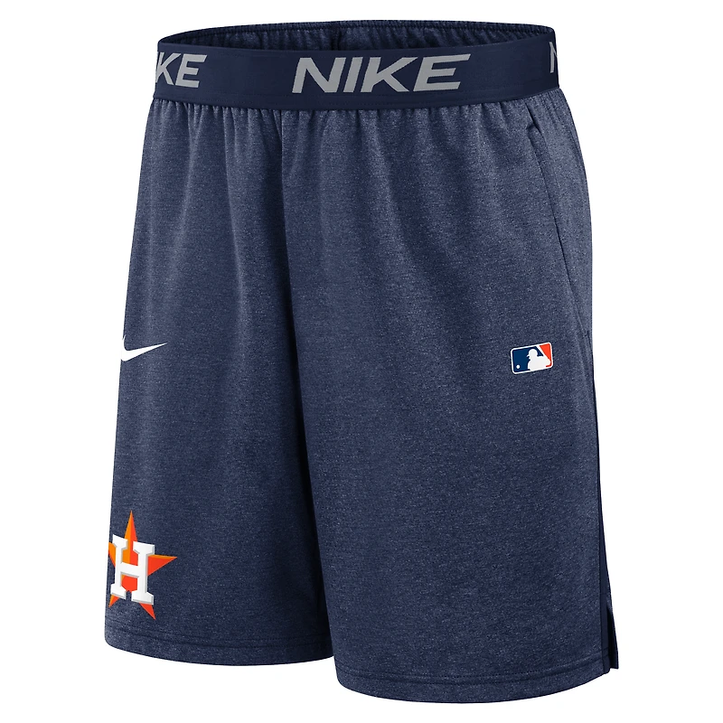 Men's Nike Navy Houston Astros Authentic Collection Performance Knit Shorts