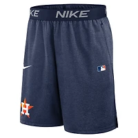 Men's Nike Navy Houston Astros Authentic Collection Performance Knit Shorts