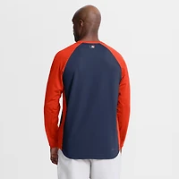 Men's Nike Navy Houston Astros Authentic Collection Raglan Dri-FIT Sweatshirt
