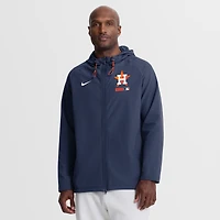 Veste à capuche zippée intégrale Nike Authentic Collection Houston Astros bleu marine pour homme