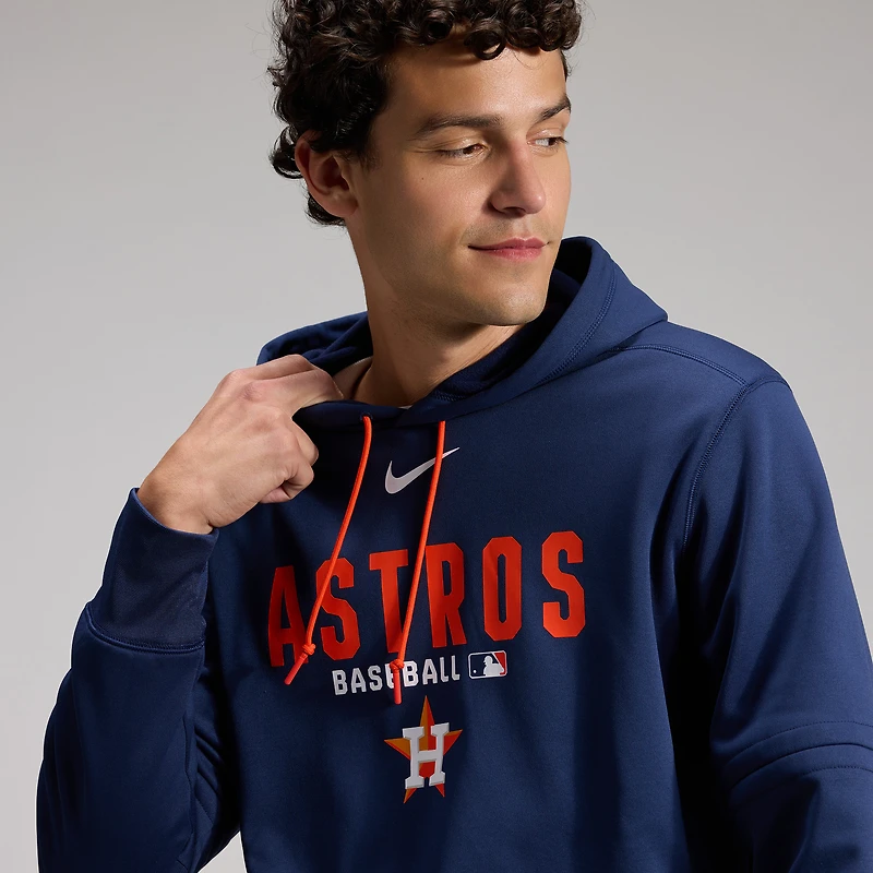 Men's Nike Navy Houston Astros Authentic Collection Therma-FIT Hoodie