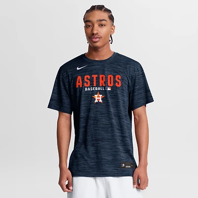 T-shirt Nike Velocity Dri-FIT Authentic Collection pour homme, orange, Houston Astros