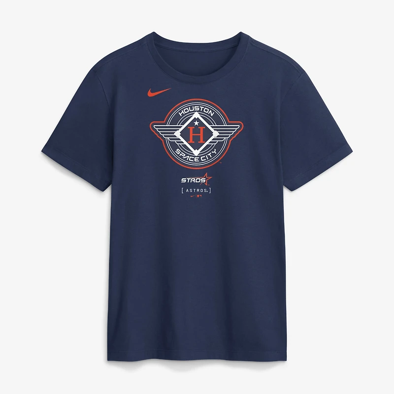 Men's Nike Navy Houston Astros City Connect Large Logo T-Shirt