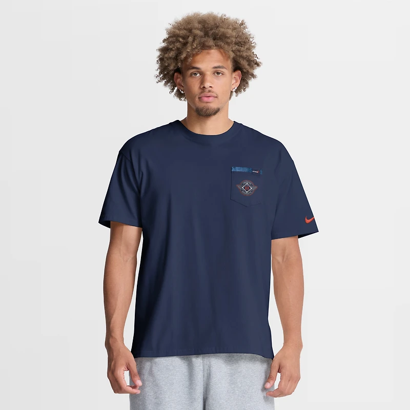 Men's Nike Navy Houston Astros City Connect Max90 Pocket T-Shirt