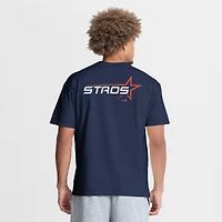 T-shirt à poche Nike City Connect Max90 pour homme, bleu marine, Houston Astros