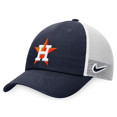Casquette ajustable Nike Houston Astros Club Trucker pour hommes, bleu marine