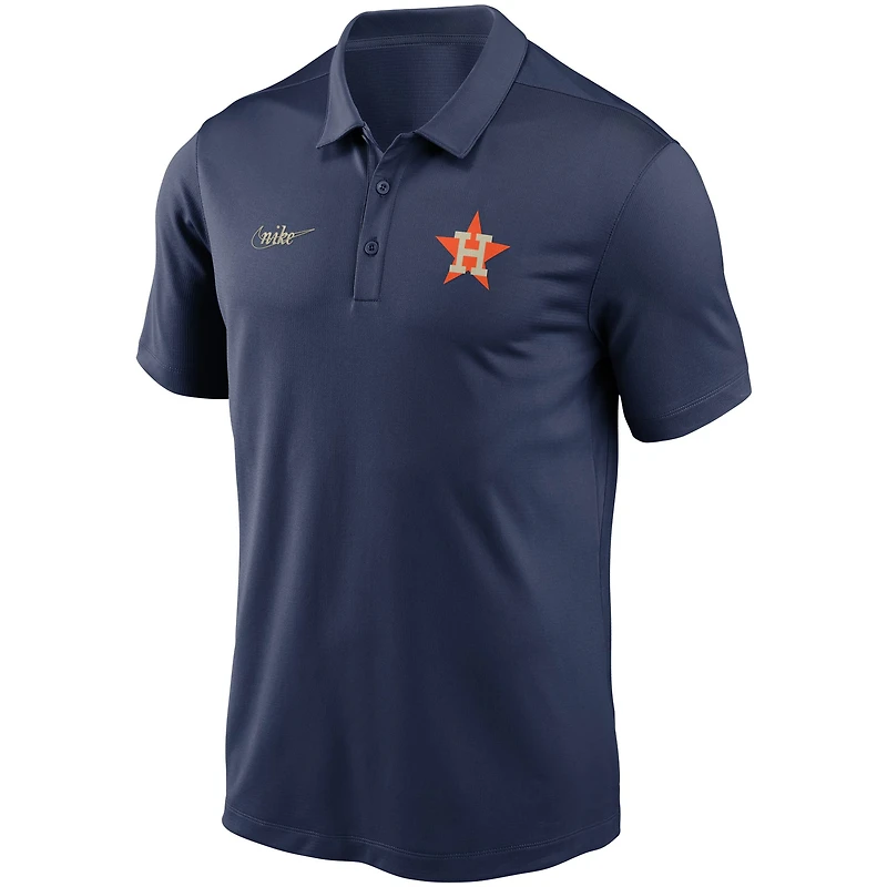Polo Nike Houston Astros Cooperstown Collection Logo Franchise Performance pour homme - Bleu marine