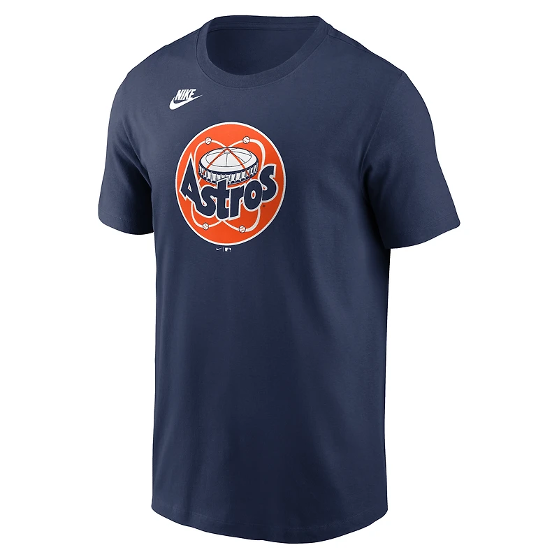 T-shirt Nike bleu marine avec logo de l'équipe Houston Astros Cooperstown Collection pour homme