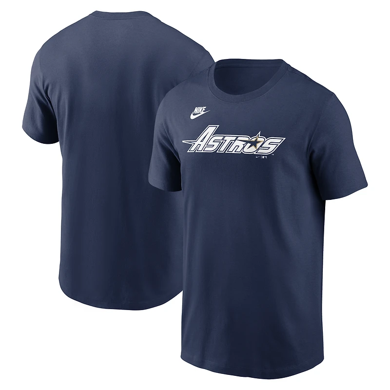 T-shirt Nike bleu marine pour homme, collection Cooperstown, Houston Astros