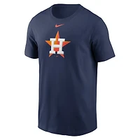 T-shirt Nike pour homme, bleu marine, Houston Astros Fuse, grand logo