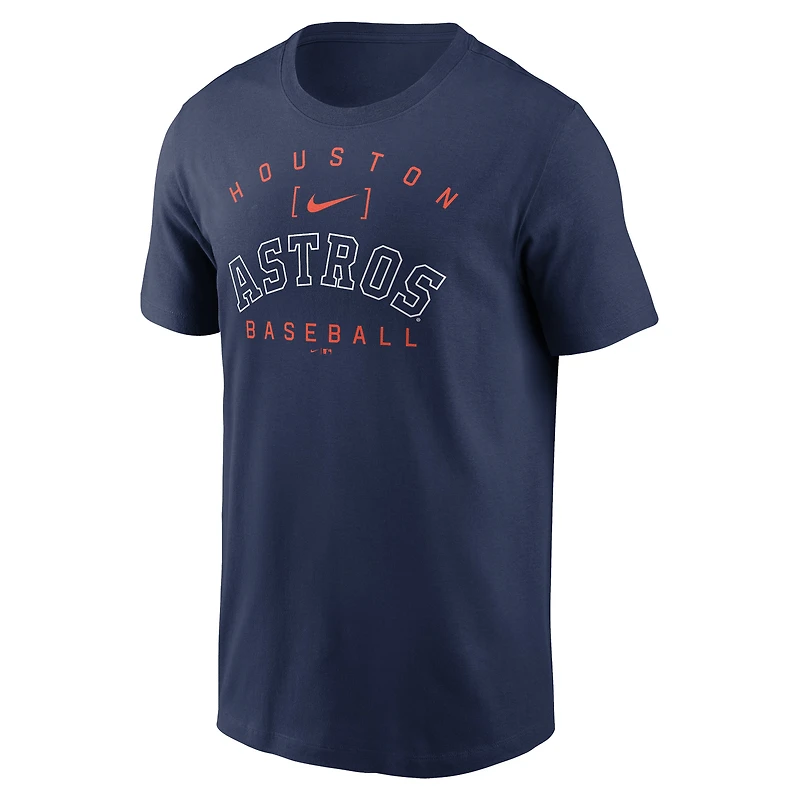 Men's Nike Navy Houston Astros Home Team Athletic Arch T-Shirt