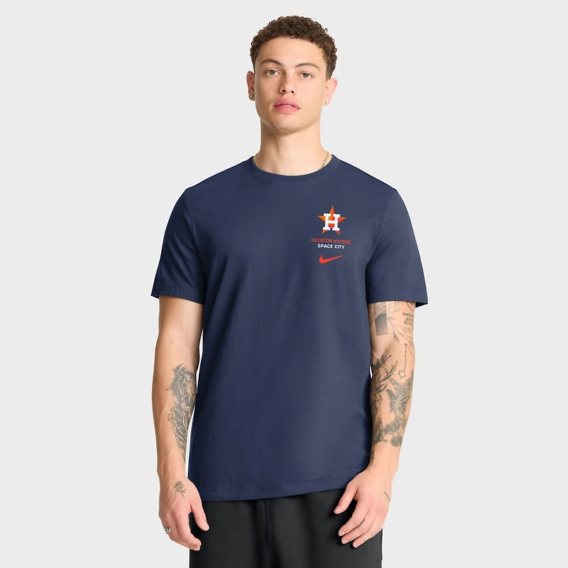 Men's Nike Navy Houston Astros Primetime 2-Hit T-Shirt