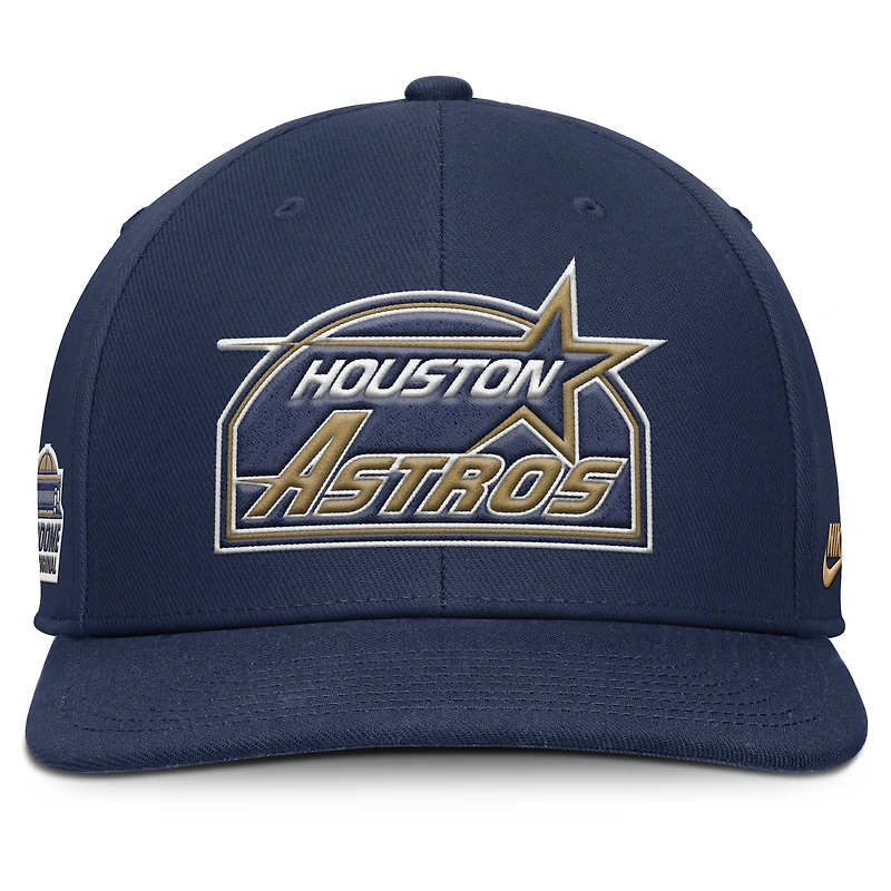 Casquette Nike Pro Performance Snapback bleu marine/ Houston Astros pour homme