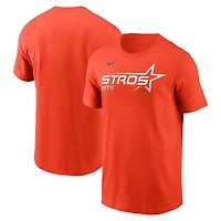 Men's Nike  Orange Houston Astros 2025 City Connect Wordmark T-Shirt