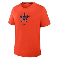 Men's Nike Orange Houston Astros Authentic Collection Early Work Tri-Blend Dri-FIT T-Shirt
