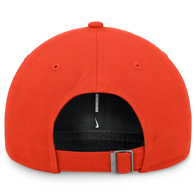 Casquette réglable orange Houston Astros Club Nike pour homme