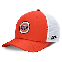 Casquette ajustable Rise Trucker de la collection Cooperstown des Houston Astros de Nike Orange pour homme