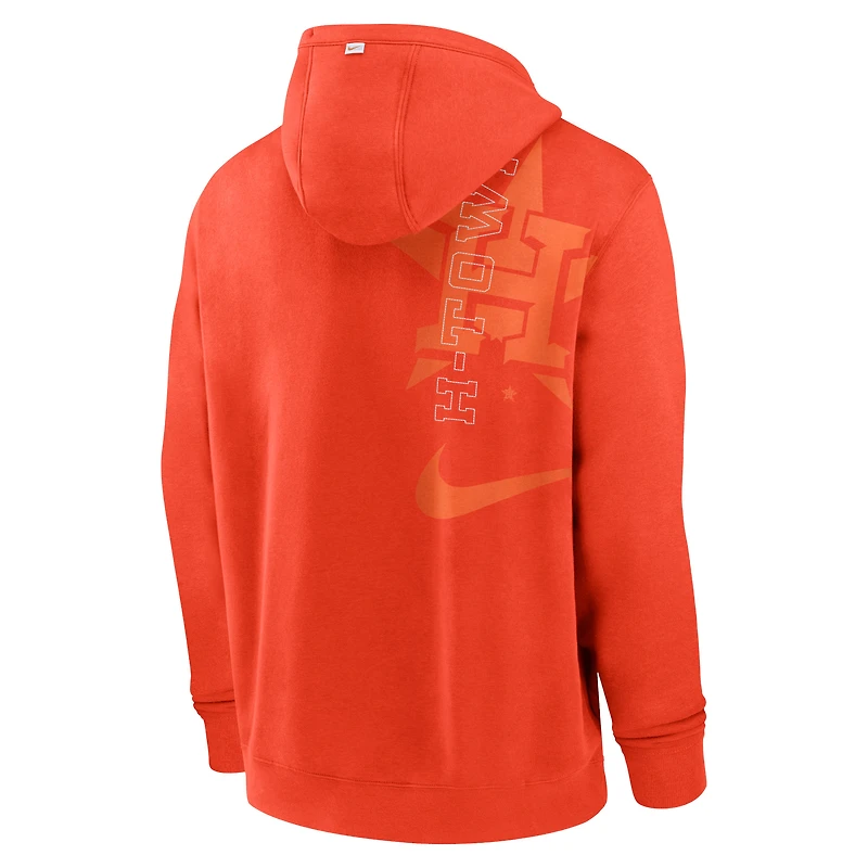 Sweat à capuche Nike Houston Astros Statement Ball Game orange pour homme