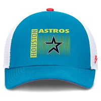 Men's Nike Teal Houston Astros Neon 90s Rise Structured Performance Adjustable Trucker Hat