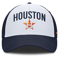 Casquette ajustable Nike Houston Astros Club Performance pour homme, blanc/bleu marine