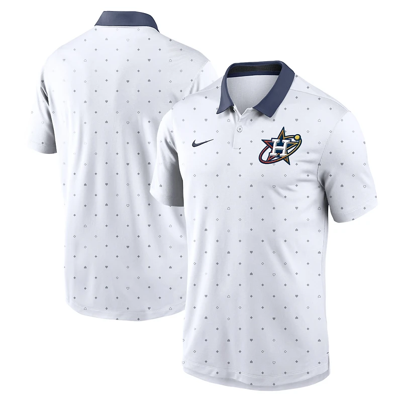 Polo Nike blanc Houston Astros 2024 City Connect Legacy Icon Vapor Dri-FIT pour homme