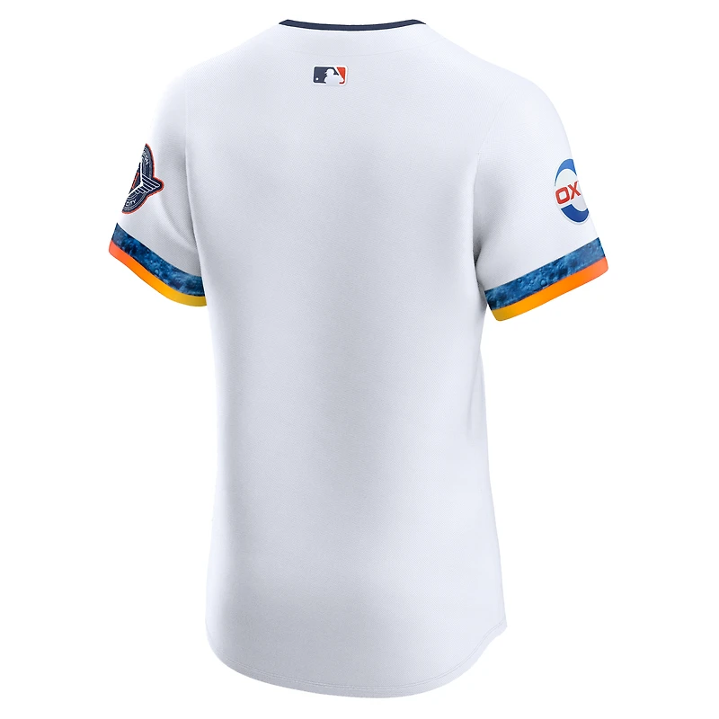 Maillot Nike blanc City Connect Elite 2025 des Houston Astros pour homme
