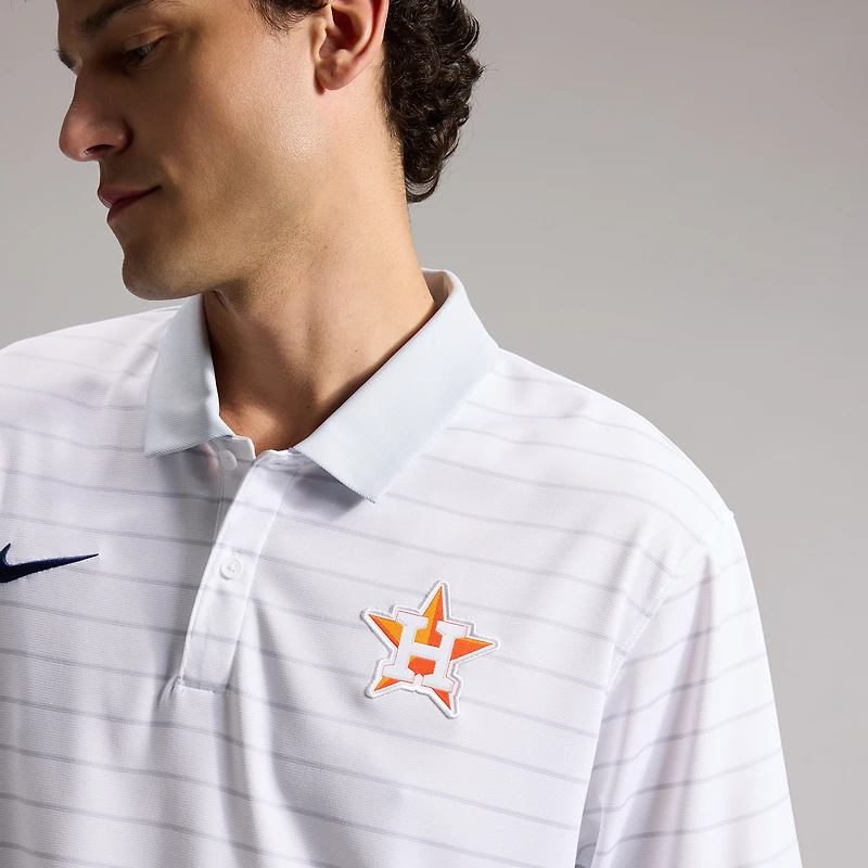 Men's Nike Navy Houston Astros Authentic Collection Striped Victory Dri-FIT Polo