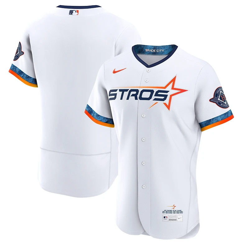 Men's Nike White Houston Astros City Connect Authentic Jersey