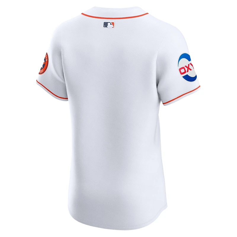 Men's Nike White Houston Astros Home Elite Patch Jersey