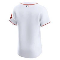 Men's Nike  White Houston Astros Home Vapor Premier Elite Patch Jersey