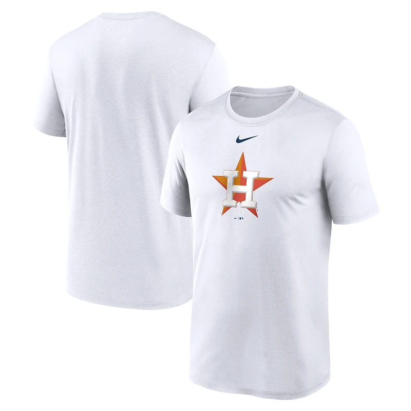 T-shirt Nike Legend Dri-FIT blanc pour homme, Houston Astros