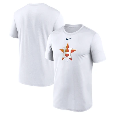 T-shirt Nike Legend Dri-FIT blanc pour homme, Houston Astros