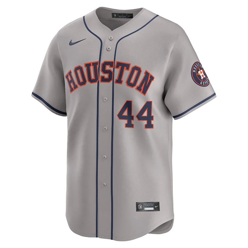 Men's Nike Yordan Alvarez Gray Houston Astros Away Limited Player Jersey