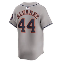 Men's Nike Yordan Alvarez Gray Houston Astros Away Limited Player Jersey