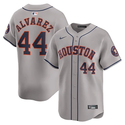 Men's Nike Yordan Alvarez Gray Houston Astros Away Limited Player Jersey