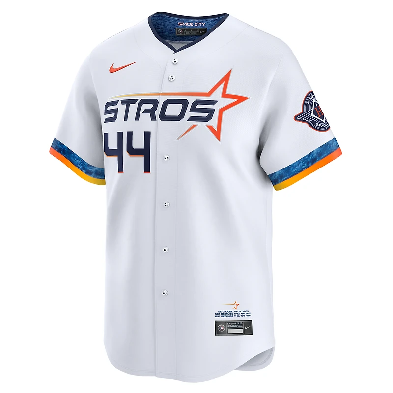 Men's Nike Yordan Alvarez White Houston Astros 2025 City Connect Limited Player Jersey