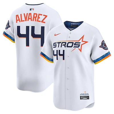 Men's Nike Yordan Alvarez White Houston Astros 2025 City Connect Limited Player Jersey