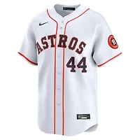 maillot de joueur Nike Yordan Alvarez pour hommes, blanc, Houston Astros Home Limited, limité