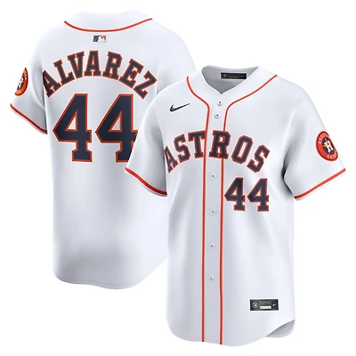 Maillot de joueur à domicile Nike Yordan Alvarez pour homme, blanc, Houston Astros, édition limitée