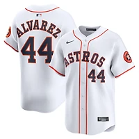 Maillot de joueur à domicile Nike Yordan Alvarez pour homme, blanc, Houston Astros, édition limitée