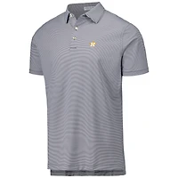 Men's Peter Millar Navy Houston Astros Jubilee Stripe Stretch Jersey Polo