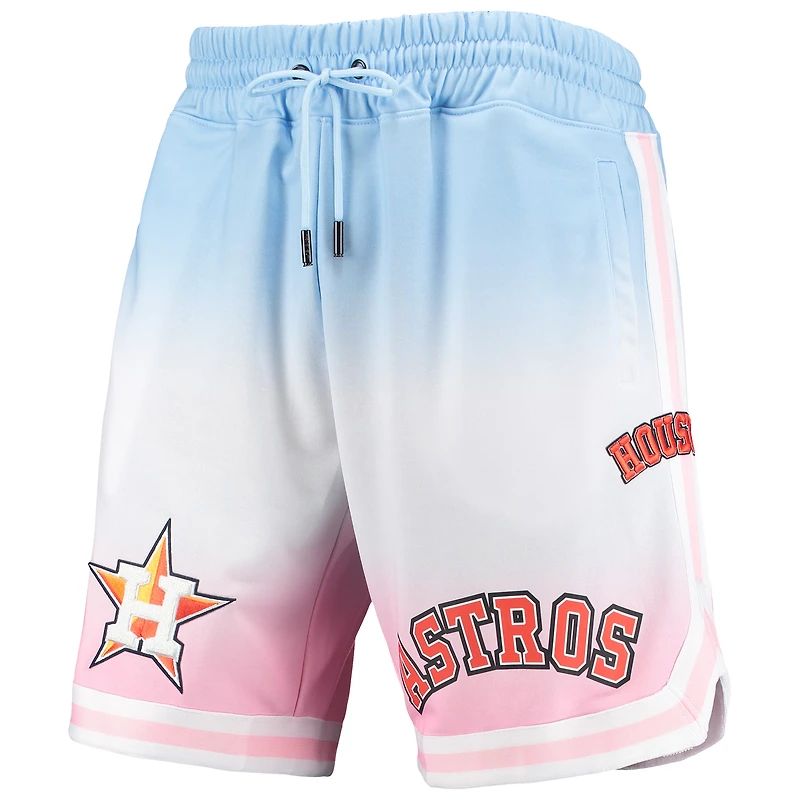 Men's Pro Standard Blue/Pink Houston Astros Team Logo Ombre Shorts
