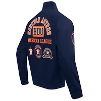 Veste entièrement zippée en sergé Pro Standard pour hommes, bleu marine, Houston Astros Area Code