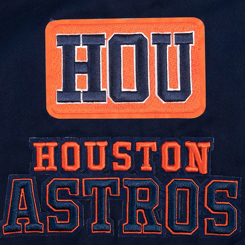 Veste entièrement zippée en sergé Pro Standard pour hommes, bleu marine, Houston Astros Area Code