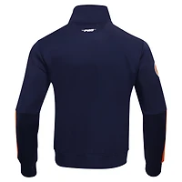 Veste de survêtement entièrement zippée Pro Standard bleu marine Houston Astros Fast Lane pour hommes