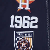 Men's Pro Standard Navy Houston Astros Fast Lane Full-Zip Track Jacket