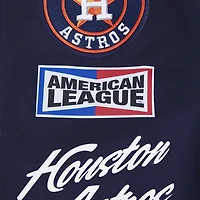Veste de survêtement entièrement zippée Pro Standard bleu marine Houston Astros Fast Lane pour hommes