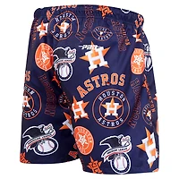 Short tissé Pro Standard pour hommes, bleu marine, Houston Astros Toss Logo
